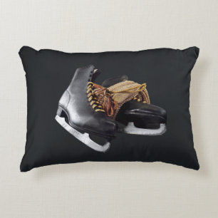 Vintage Ice Skates Accent Pillow