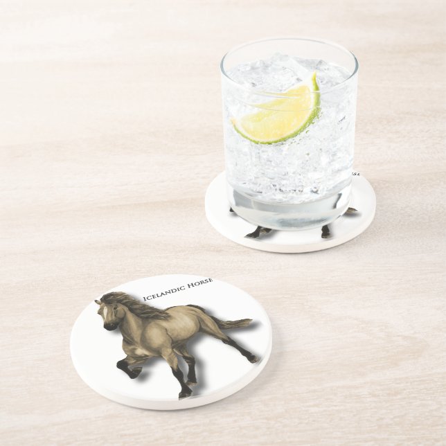 Vintage Icelandic Coaster (Side)