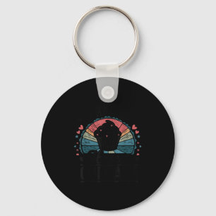 Vintage I'd Rather Have A Cupcake - Retro Sweet Tr Keychain