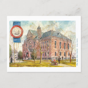Vintage Idaho Capitol with Seal Postcard