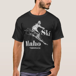 Vintage Idaho  Tamarack Skiing  T-Shirt