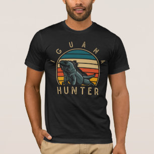 Vintage Iguana Hunter Funny Reptile Lover T-Shirt