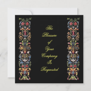 Vintage Illuminated Gothic Art Custom Invitations