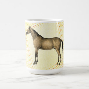 Vintage Illustrated Horse Mug Cup