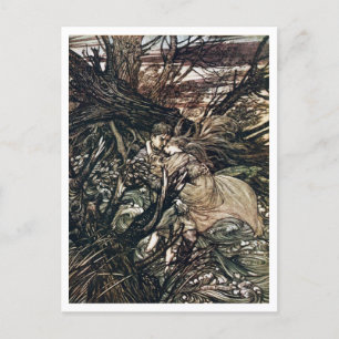 Vintage Illustration by Arthur Rackham Undine Postcard