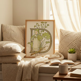 Vintage Illustration by Ottilia Adelborg Poster