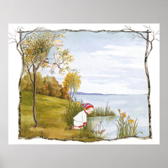 Vintage Illustration by Sibylle Von Olfers Poster (Front)