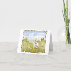 Vintage Illustration by Sibylle Von Olfers Thank You Card