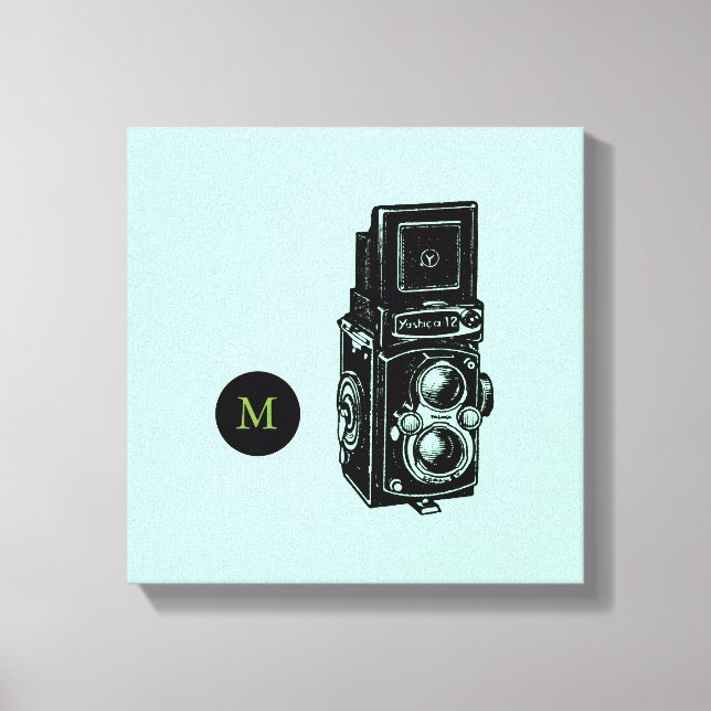 Vintage Illustration Camera 1 Monogram Canvas (Front)