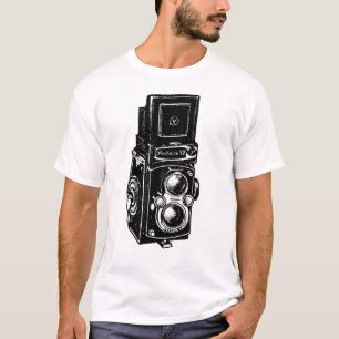 VINTAGE ILLUSTRATION Camera Men Tee