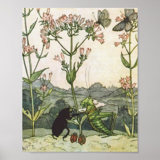 Vintage Illustration Else Wenz-Vietor Poster (Front)