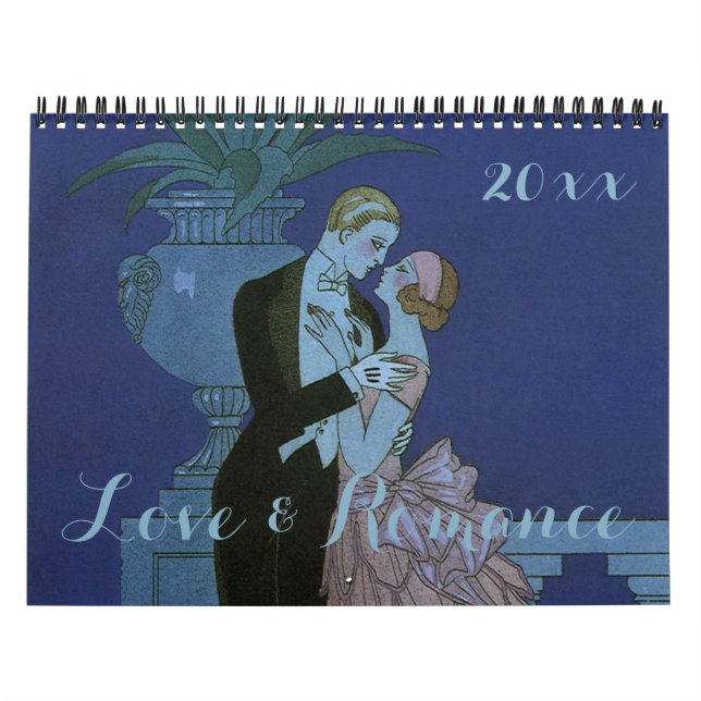Vintage Illustration Love and Romance Calendar (Cover)