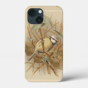 Vintage Illustration of Bluetit iPhone 13 Mini Case
