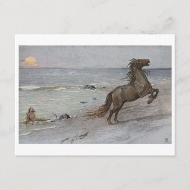 Vintage Illustration Postcard (Front)