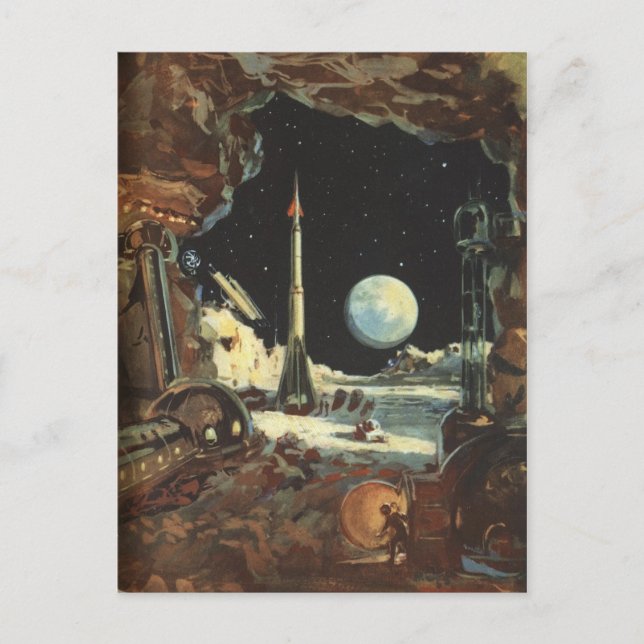 Vintage Illustration Postcard (Front)