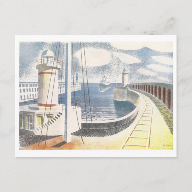 Vintage Illustration Postcard (Front)