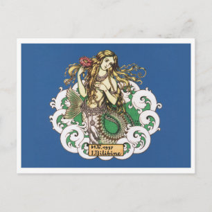 Vintage Illustration Postcard