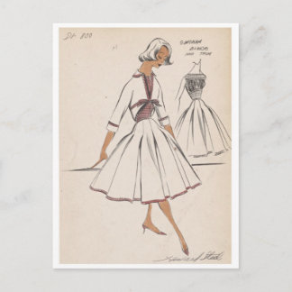 Vintage Illustration Postcard