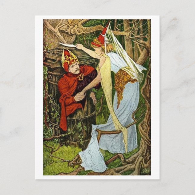 Vintage Illustration Postcard (Front)