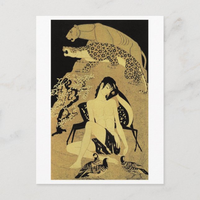 Vintage Illustration Postcard (Front)