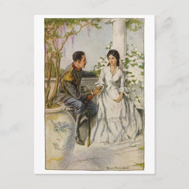 Vintage Illustration Postcard (Front)