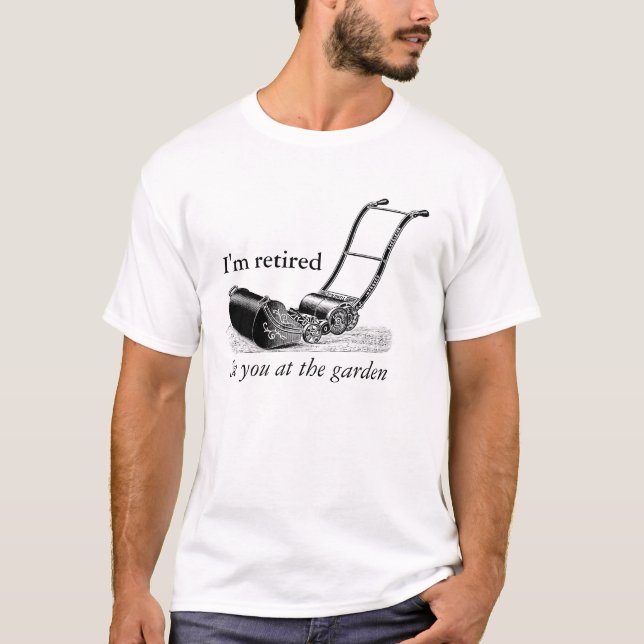 VINTAGE ILLUSTRATION - Retirement T-shirt (Front)