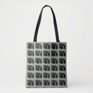 VINTAGE ILLUSTRATION small camera tote bag
