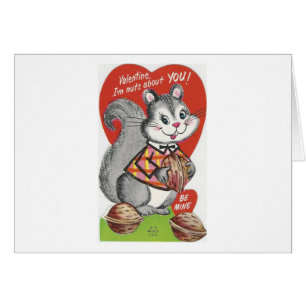 Vintage "I'm Nuts About You" Valentine