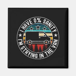 Vintage I'm Staying In Tha Van Phasmophobia Funny Magnet