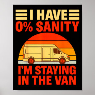 Vintage I'm Staying In Tha Van Phasmophobia Man's  Poster