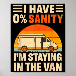 Vintage I'm Staying In Tha Van Phasmophobia Man's  Poster