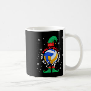Vintage I'm The Volleyball Lover Elf Xmas Elf Ball Coffee Mug