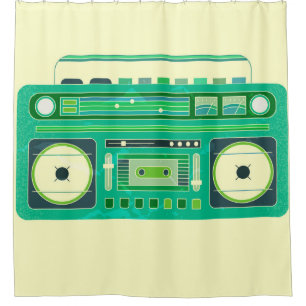 Vintage image of a classic boom box