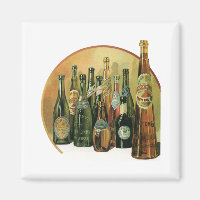 Vintage Imported Beer Bottles, Alcohol, Beverages