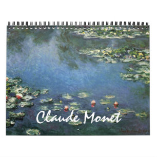 Vintage Impressionism Fine Art by Claude Monet Calendar