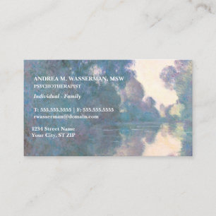 Vintage Impressionist Art Therapist Business Card
