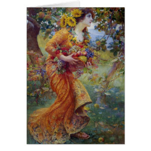 Vintage - In the Orchard,