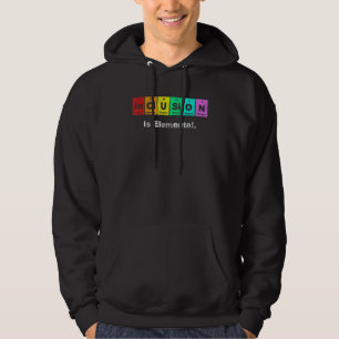 Vintage Inclusion Is Elemental Lgbqt Periodic Elem Hoodie