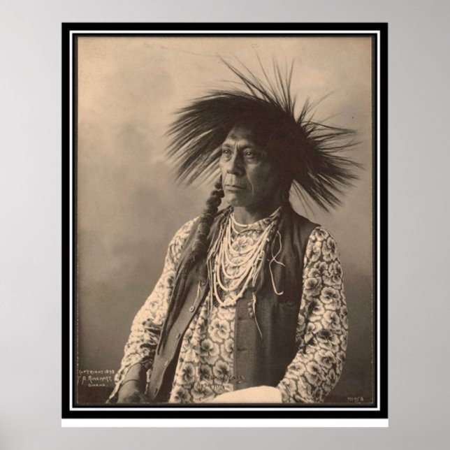 Vintage indian : Antoine Moise, Flathead - Poster (Front)