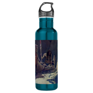 Vintage Indian Canoe Paddling Sun Classic 710 Ml Water Bottle