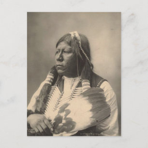 Vintage indian : Chief Grant Richards, Tonkawa - Postcard
