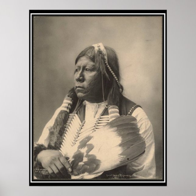 Vintage indian : Chief Grant Richards, Tonkawa - Poster (Front)