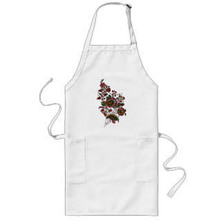 Vintage Indian Cotton Chintz Fabric  Long Apron