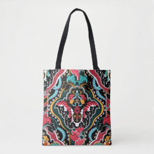 Vintage indian seamless pattern. Floral wallpaper Tote Bag
