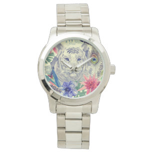 Vintage Indian Style Tiger Pattern Watch