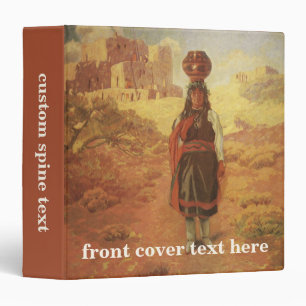 Vintage Indian Water Carrier by EW Rollins Binder