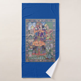 Vintage Indian Women 3 pc. Towel set