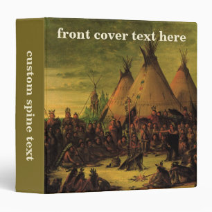 Vintage Indians, Sioux War Council by Catlin Binder
