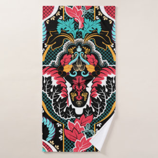 Vintage indien sans couture motif. Papier peint fl
