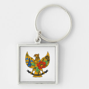 Vintage Indonesian Garuda Pancasila Keychain